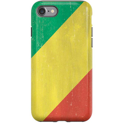 Republic of the Congo Flag Distressed iPhone SE (2nd & 3rd Gen) Pro Case
